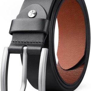 zaphod Men Formal, Casual, Evening, Party Black Genuine Leathe...