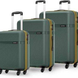Safari Hard Body Set of 3 Luggage 4 Wheels - Magnum Fury 3P se...