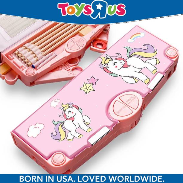 Toys R Us Unicorn Unicorn Art Plastic Pencil Box