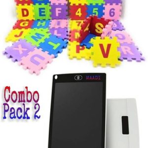 Maadi ABC, Numbers & LCD Re-Writing Notepad Board Slate...