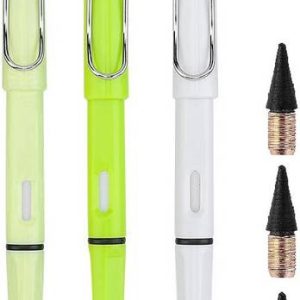 AlexVyan 3 Pcs Pencils with Eraser 3 Graphite Nib Extra...
