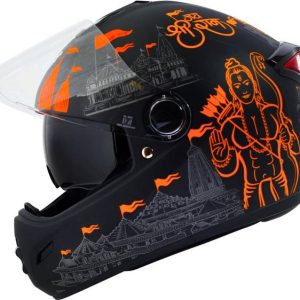 Steelbird SBH-34 Jai Shree Ram Reflective ISI Certified...
