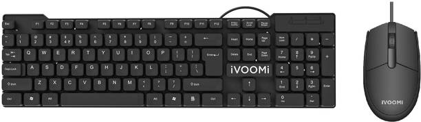 iVoomi Quest Plus Wired Keyboard + Pride Wired Mouse Co...