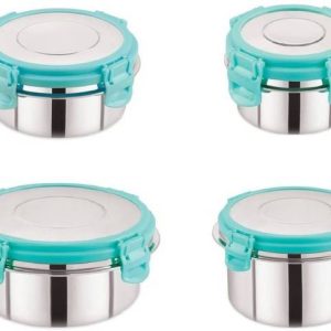 Rema Fusion Airtight Stainless Steel 4 Containers Lunch...