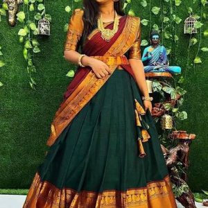 Cinderella Boutique Self Design Semi Stitched Lehenga Choli