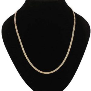 SONI DESIGNS Trendy Gold Plated Stainless Steel Chain Set Brass Chai...