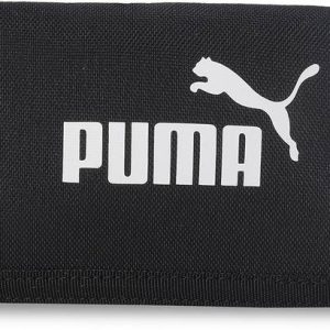 PUMA Men & Women Black Fabric Wallet