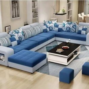THE CEATSPOT Premium Quality U-Shaped Sectional Sofa wi...