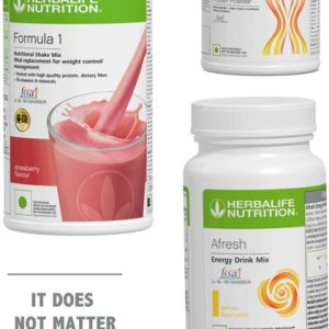 HERBALIFE F1 SHAKE STRAEBERRYPROTEIN 200gm,AFRESH LEMON...
