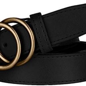 LUXURY LEATHER Girls Party, Formal, Casual Black Artificial Leather Be...