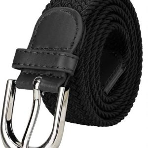 BELTLY Women Casual Black Fabric Belt