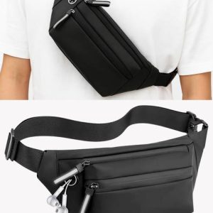 VRPRIME Waist Bag for Men Side Bag for Travel, Sports W...
