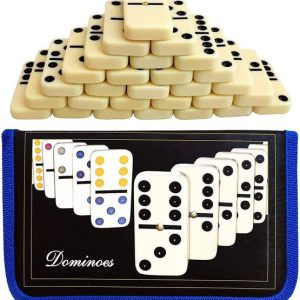 Pluspoint Double Six Dot Domino's Blocks with Carry Pou...