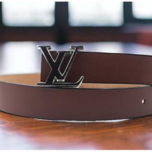 VILDTH Men Brown Genuine Leather Belt