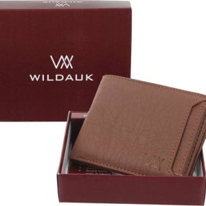 WILDAUK Men Tan Artificial Leather Wallet - Regular Size