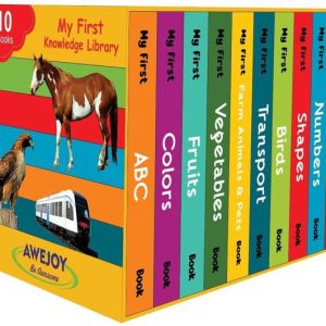 AWEJOY My First Knowledge Library: 10 Board Books -Pres...