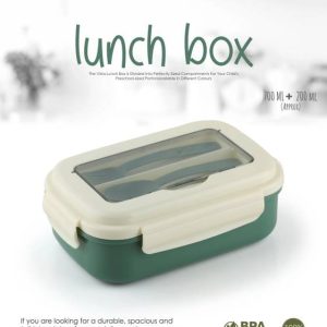 YOGXEM 2 Compartment Lunch box 3 Containers Lunch Box