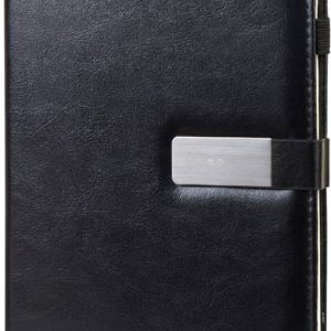 SwagMarvels Elegant Matte Black Premium Diary with Magn...