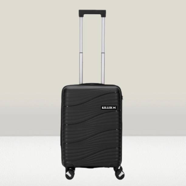 KILLER Small Cabin Suitcase (55 cm) 4 Wheels - Hard Sided Spin...