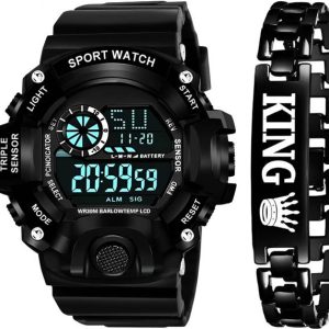 HALA Digital Watch - For Boys G80 Day & Date Display