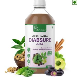 Herbalmax Diabsure Sugar Balance Juice with Karela, Jam...