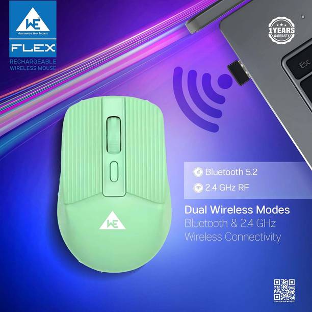 WE FLEX Wireless 2.4Ghz Rechargeable Mouse 1200 DPI Wir...