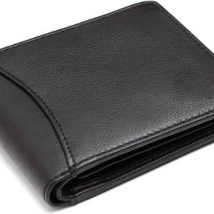 Tree Wood Men Formal, Travel, Casual, Trendy Black Genuine Leathe...