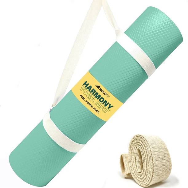 BOLDFIT Yoga Mat for Men Women 4mm Exercise Mat Anti Sk...