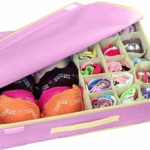 Crownsy Lingerie Storage Organizer Undergarments Organi...