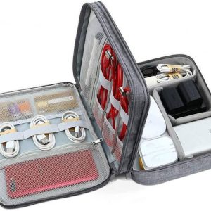 Aepigo 3 Layered Zippered Electronic Organizer, Travel ...