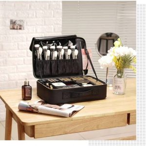 Bridal l Multi Storage Black Bag Cosmetic, Jewelry, etc