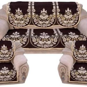 shobba Cotton Abstract 3 Seater Sofa Cover