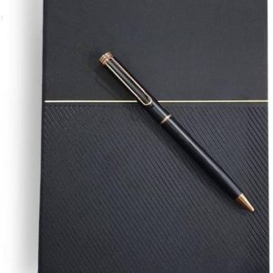 MV Creations Luxury PU Black Colour Leather Diary Premi...
