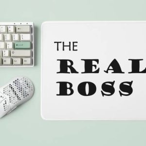 Rushaan The Real Boss -Printed Mousepads Non Slip Base ...