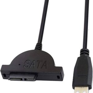 WiredCom USB 2.0 to 7+6 13Pin Slimline SATA Laptop CD/D...