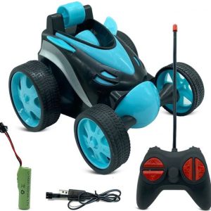 TOYACHI RC Stunt Car Vehicle 360° Rotating Rolling Radi...
