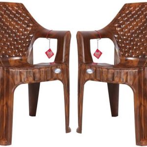 NPPL Durable Sturdy Plastic Chair for Home & Office Wei...
