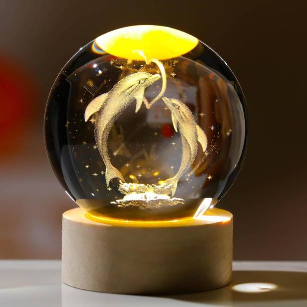 SHOPOGENIX 3D- Space Whale Planet Crystal Ball Night Li...