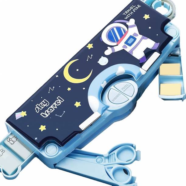 Zarqito ZARQITO SKY Travel Pencil Box for Boys Girls Ki...
