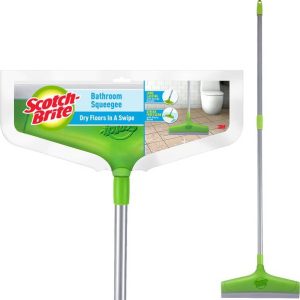 Scotch-Brite Bath Squeegee with Telescopic handle Floor...