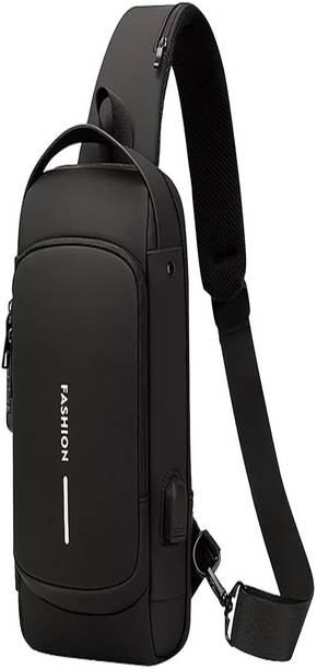 AK HUB Waterproof Slim Cross body Slim Bag Chest Backpack Men ...