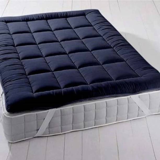 Jaipurlinen Mattress Topper King Size Breathable, Stret...