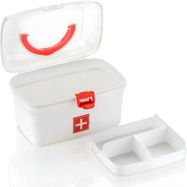 VSELL Family Medicine Cabinets First Aid Kit Plastic St...