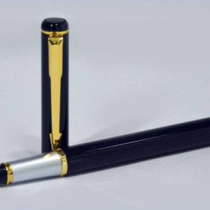 Haimac Baoer Emotion Premium Black Fountain pen with go...