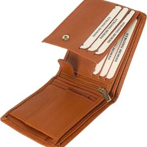 Strong Horns Men Formal, Casual Brown Artificial Leather RFID Walle...