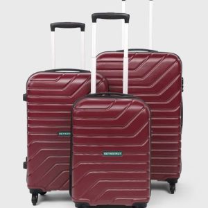 METRONAUT Hard Body Set of 3 Luggage 4 Wheels - BENT- Combo Set( ...