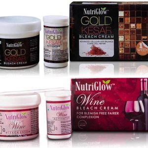 NutriGlow Gold Kesar Bleach With Wine Bleach Cream.