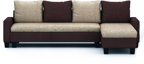 Flipkart Perfect Homes Porto L Shape Fabric 6 Seater S...
