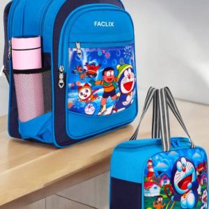FACLIX Super Quality Pack of 2 Doraemon Backpack Boys &...