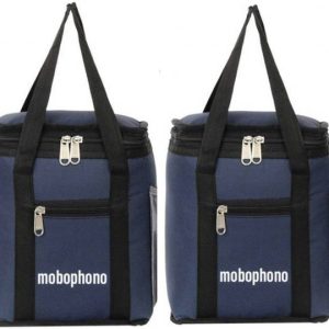 Mobophono Combo Pack Of 2 Navy Blue Lunch Bags, Tiffin ...